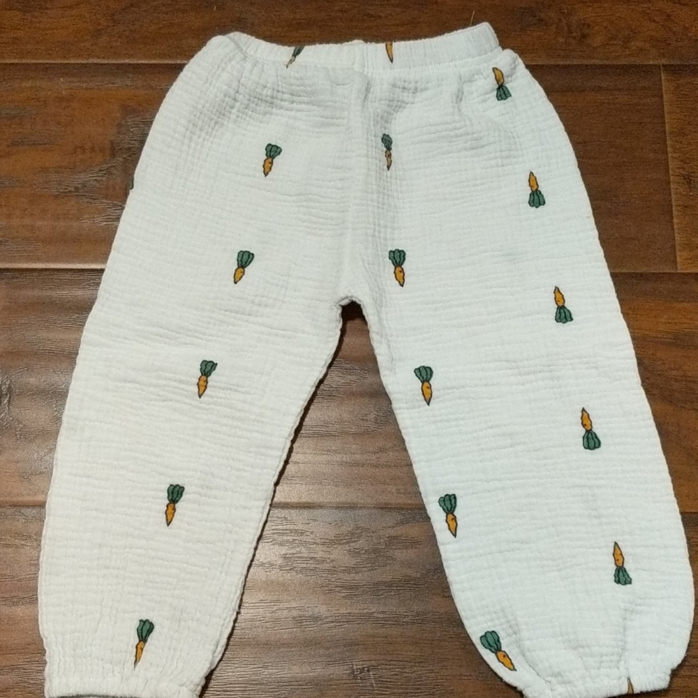 Linen carrot pants